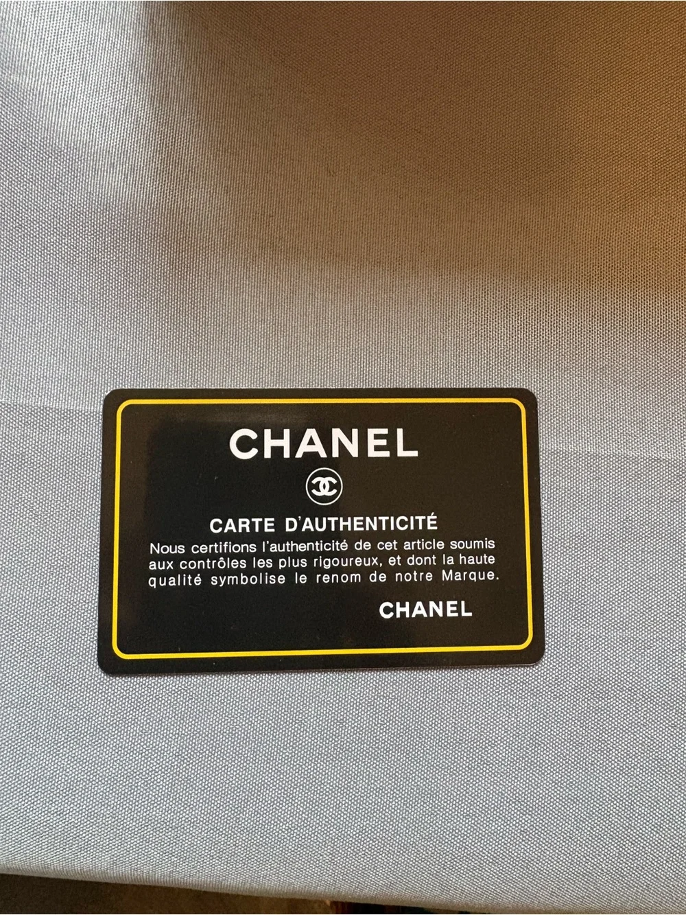 CHANEL NIB Brown Wool Slip-On Espadrille with Black Logo and Leather Toe